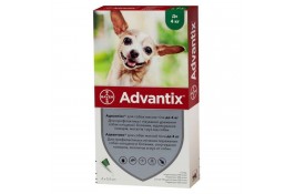 Bayer Advantix до 4кг. (Адвантикс) капли п\п для собак 0.4мл.