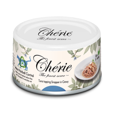 Cherie Hairball Control Tuna & Snapper влажный корм с тунцом и луцианом для кошек в соусе 80г