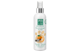 MENFORSAN EAU DE COLOGNE VANILLA & ORANGE oдеколон для собак з ароматом ванілі та апельсину 125 мл