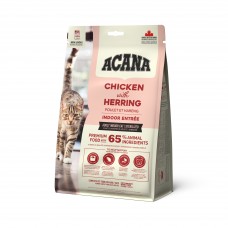 Acana Indoor Entree Cat сухий корм для котів з куркою, кроликом і оселедцем 0,34 кг