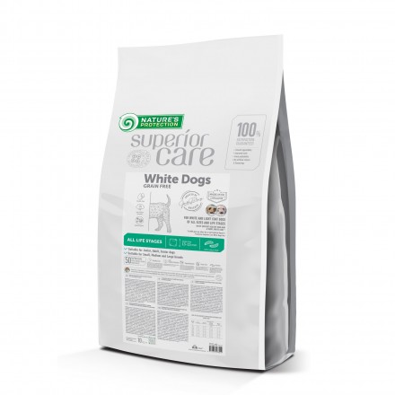 Nature's Protection Superior Care White Dogs Grain Free Insect All Sizes and Life Stages для собак с белой шерстью 10 кг