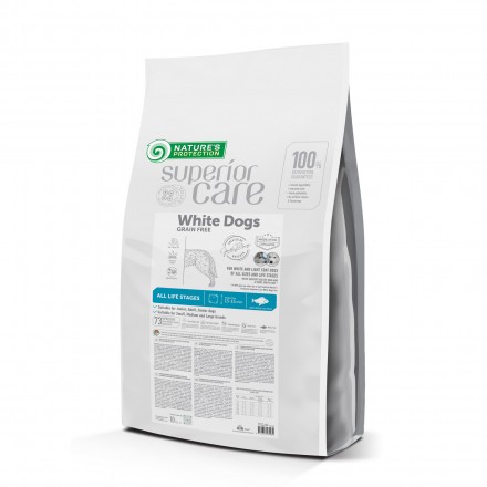 Nature's Protection Superior Care White Dogs Grain Free White Fish All Sizes and Life Stages для собак з білою шерстю 17 кг
