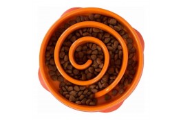 Outward Hound Fun Feeder Drop миска-лабиринт для собак (оранжевая) 20,2 см