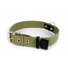 Collar брезентовый ошейник со светоотражающей нитью для собак XL