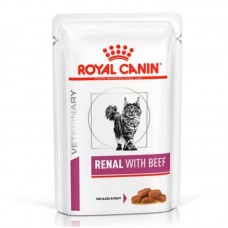 ROYAL CANIN RENAL FELINE BEEF Pouches вологий корм для котів 85г