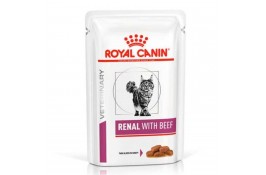 ROYAL CANIN RENAL FELINE BEEF Pouches влажный корм для кошек 85г