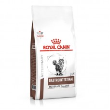 ROYAL CANIN GASTROINTESTINAL MODERATE CALORIE FELINE сухий корм для дорослих кішок при захворюваннях шлунково-кишкового тракту 0,4 кг