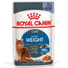 ROYAL CANIN LIGHT WEIGHT CARE вологий корм для дорослих котів шматочки в желе 85г*12шт