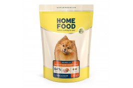 Home Food Dog Adult Mini сухий корм для шкіри та шерсті собак малих порід "Індичка та лосось" 0,7 кг