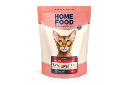 Home Food Cat Adult беззерновий гіпоалергенний корм для стерилізованих котів "Качине філе з грушею​" 0,4 кг