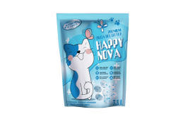 ТМ "Happy Nova" силикагелевый гигиенический наполнитель для туалетов домашних животных 3,8 л