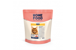 Home Food Cat Adult Sterilised Large Breed для котов больших пород "Телятина с лососем и вялеными томатами" 0,2 кг