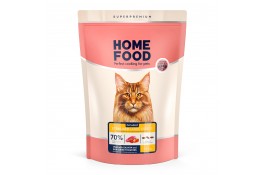 Home Food Cat Adult Sterilised Large Breed для котів великих порід "Телятина з лососем та в'яленими томатами" 1,6 кг