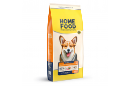 Home Food Dog Adult Medium сухий корм для шкіри та шерсті собак середніх порід "Індичка та лосось" 10 кг