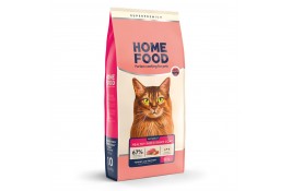 Home Food Cat Adult сухий корм для шкіри та шерсті котів "Індичка та лосось" 10 кг