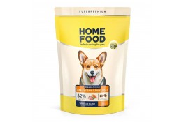 Home Food Dog Adult Medium сухий корм для шкіри та шерсті собак середніх порід "Індичка та лосось" 1,6 кг