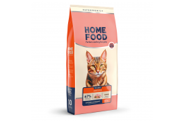 Home Food Cat Adult сухий корм для активних котів "Курочка та креветка" 10 кг