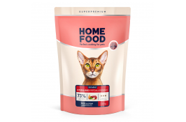 Home Food Cat Adult беззерновий гіпоалергенний корм для стерилізованих котів "Качине філе з грушею​" 1,6 кг