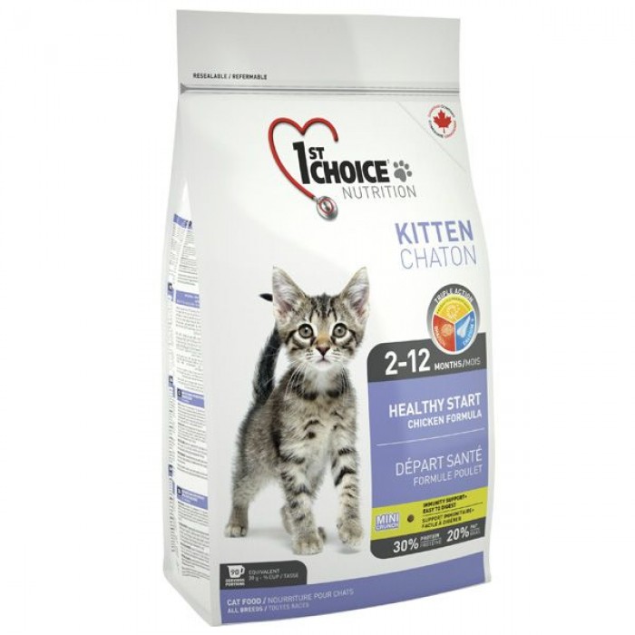 1st Choice Kitten Healthy Start сухой корм для котят с курицей 0,35 кг