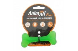 AnimAll Fun іграшка для собак "Кісточка" (зелена) 8 см​
