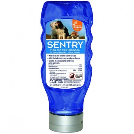 Sentry Tropical Breeze шампунь от блох и клещей для собак с ароматом тропического бриза 532 мл