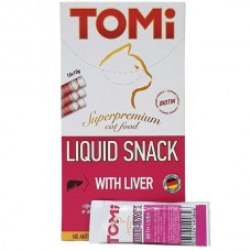 TOMI LIQUID SNACK LIVER & BIOTIN жидкое лакомство для кошек с печенью и биотином 100 г
