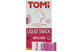 TOMI LIQUID SNACK LIVER & BIOTIN жидкое лакомство для кошек с печенью и биотином 100 г