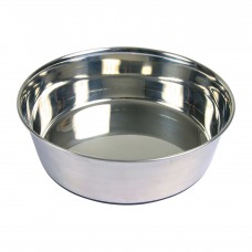 Trixie металическая миска для собак на резиновом основании 1 л/17 см