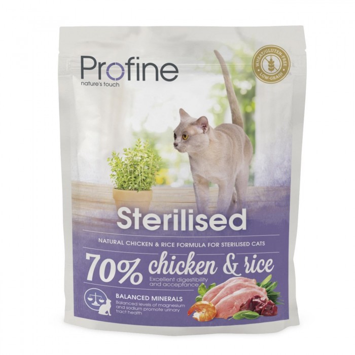 Profine Cat Sterilised курица и рис для кастрированных 300 g