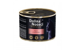Dolina Noteci Premium влажный корм с филе лосося для кошек 185 г