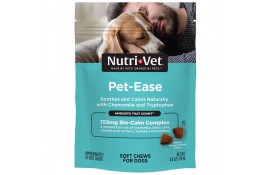 Nutri-Vet Pet-Ease Soft Chews для снижения уровня стресса и беспокойства у собак 70 табл.