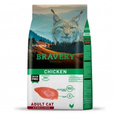 Bravery Chicken Adult Cat Sterilized сухой корм для стерилизованных кошек с курицей 7 кг