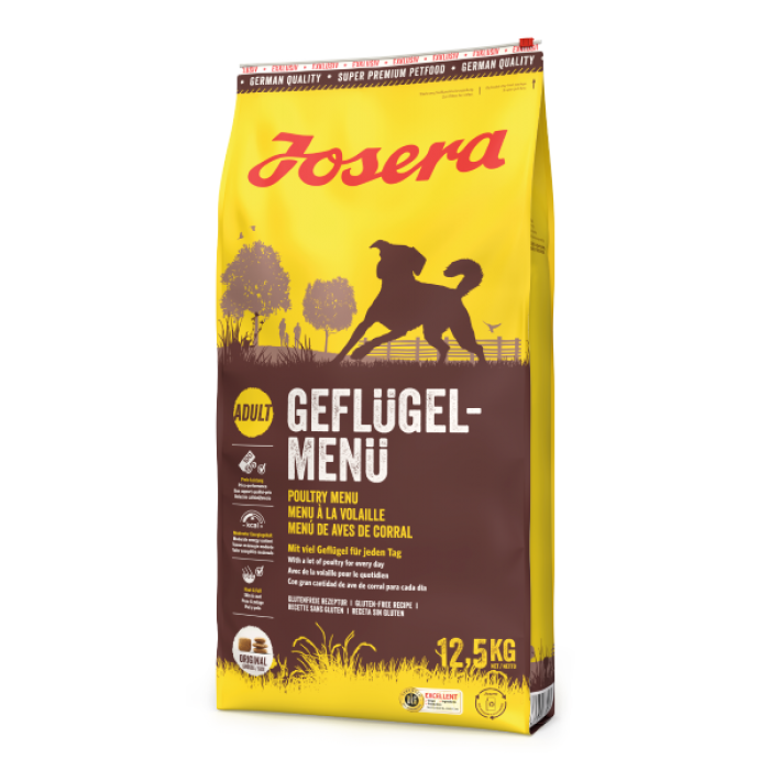 Josera Geflugel-Menu сухий корм для собак з домашньою птицею 12,5 кг