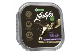 Nature's Protection Lifestyle Kitten with Beef влажный корм для котят с говядиной 85 г*12шт
