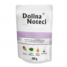 Dolina Noteci Premium влажный корм с кроликом, фасолью и рисом 100 г