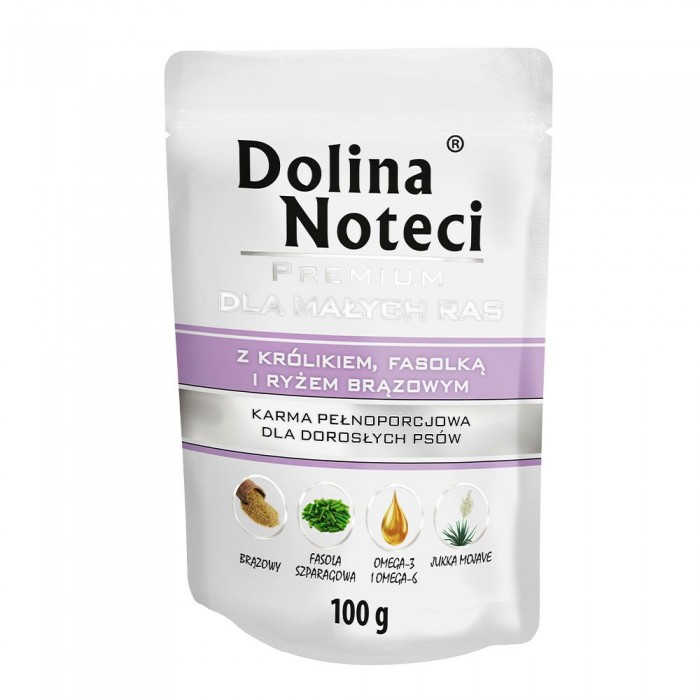 Dolina Noteci Premium вологий корм з кроликом, квасолею та рисом 100 г