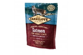 Carnilove Cat Sensitive and Long Hair  з лососем для котів з чутливим травленням 0,4 kg