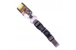 GimDog Harlem ошейник из нейлона для собак крупных и гигантских пород (серый) L-XL