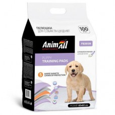 AnimAll Puppy Training Pads пелюшки для собак та цуценят з ароматом лаванди 60×60 см 100 шт