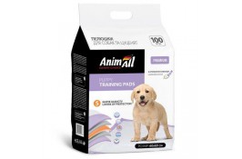 AnimAll Puppy Training Pads пелюшки для собак та цуценят з ароматом лаванди 60×60 см 100 шт