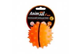 AnimAll Fun іграшка для собак "М'яч-каштан" (помаранчева) 7 см​