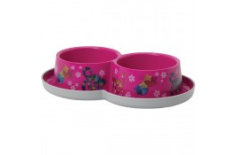 Moderna Double Trendy Dinner Friends Forever двойная миска для котов (розовая) 2х350 мл