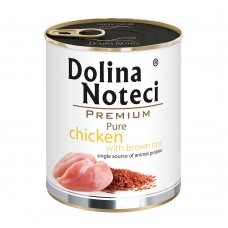 Dolina Noteci Premium Pure для собак аллергиков с курицей и рисом 800 г