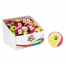 Croci игрушка для собак "Мяч тенисный с лапкой" 10 см