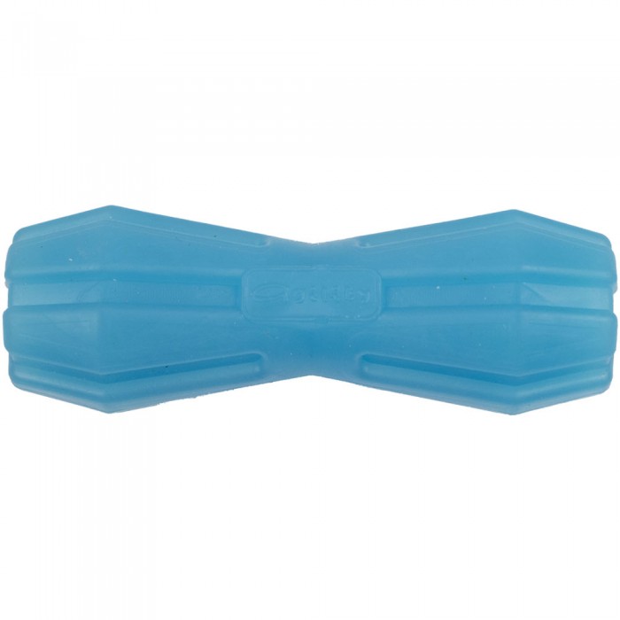 AGILITY игрушка для собак гантель с отверстием (голубая) 12 см