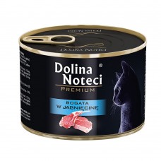 Dolina Noteci Premium влажный корм с ягненком для кошек 185 г