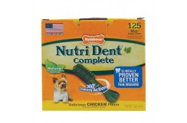 Nylabone Nutri Dent Chicken Mini лакомство со вкусом курицы для собак миниатюрных пород 125шт/уп (5см)