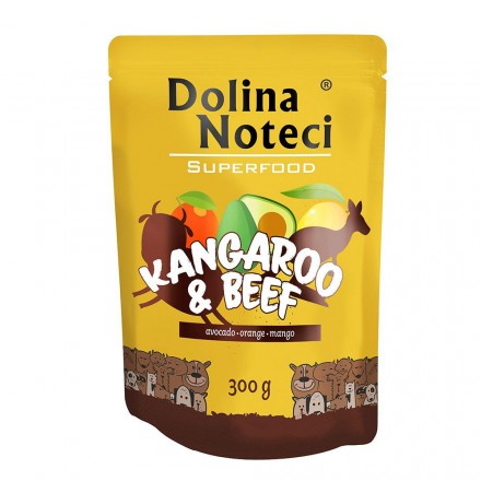 Dolina Noteci Superfood для cобак з м'ясом кенгуру та яловичини 300 г