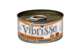 Vibrisse вологий корм для котів з тунцем і курячою шинкою 70 г