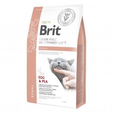 Brit Veterinary Diet Cat Renal с яйцами и горохом для кошек 2 kg